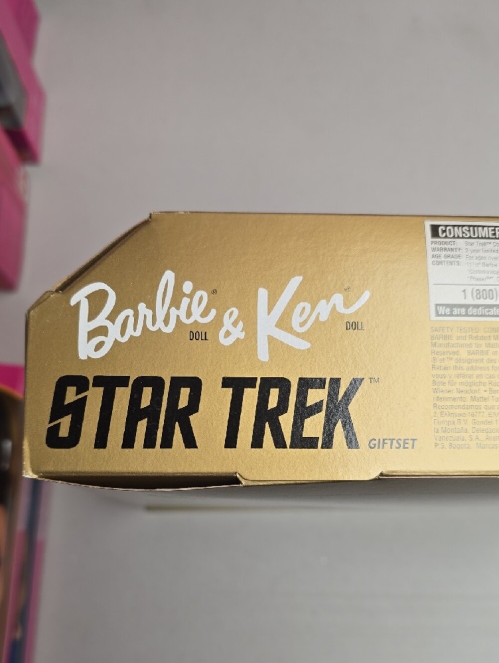 Star Trek Collector Edition Doll Giftset - Barbie And Ken - Picture 8 of 11